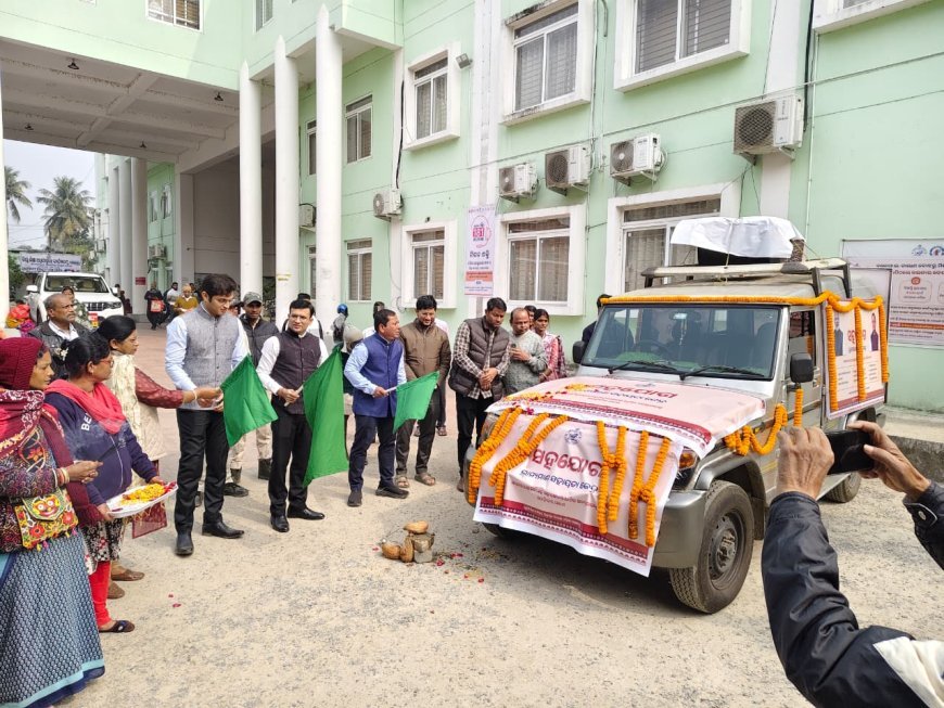 Balasore Collector Flags Off ‘Sahayog’ Mobile Assistance Van to Raise Beneficiary Awareness