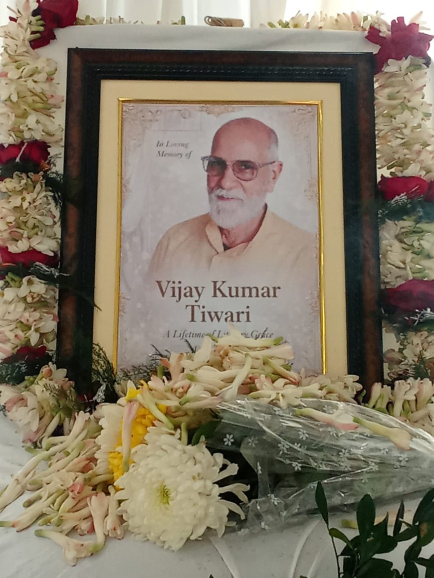 Tribute Meeting Held in Memory of Late Vijay Kumar Tiwari at Bhubaneswar