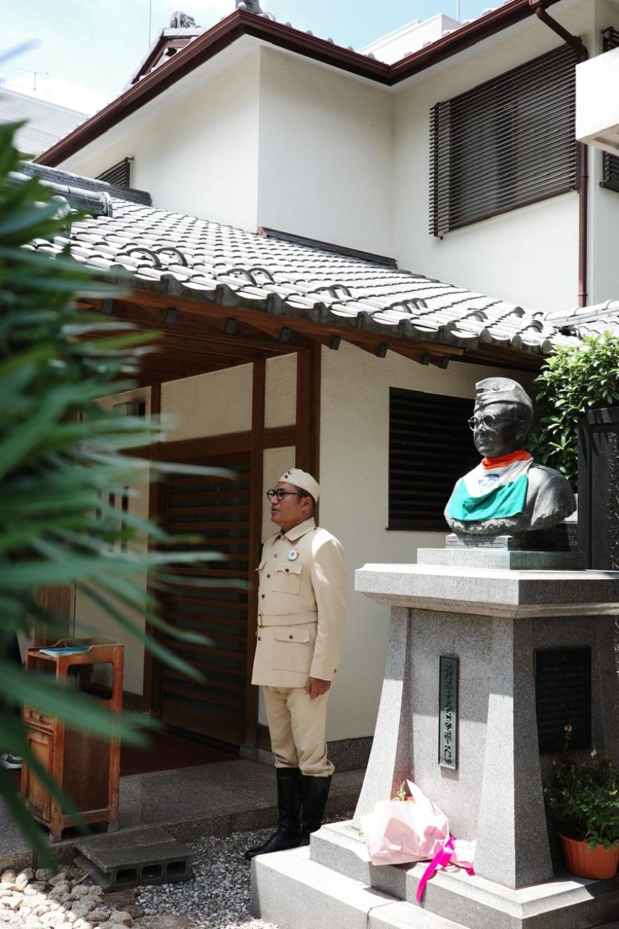 Odisha's Satya Sutar pays rich tribute to Netaji in Japan 