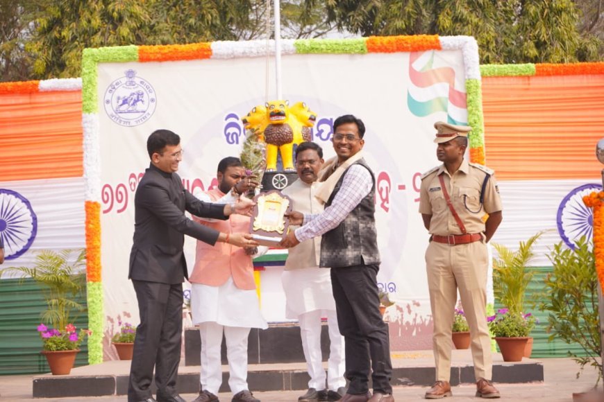 77th Republic Day Celebrated with Grandeur at District Level in Balasore
