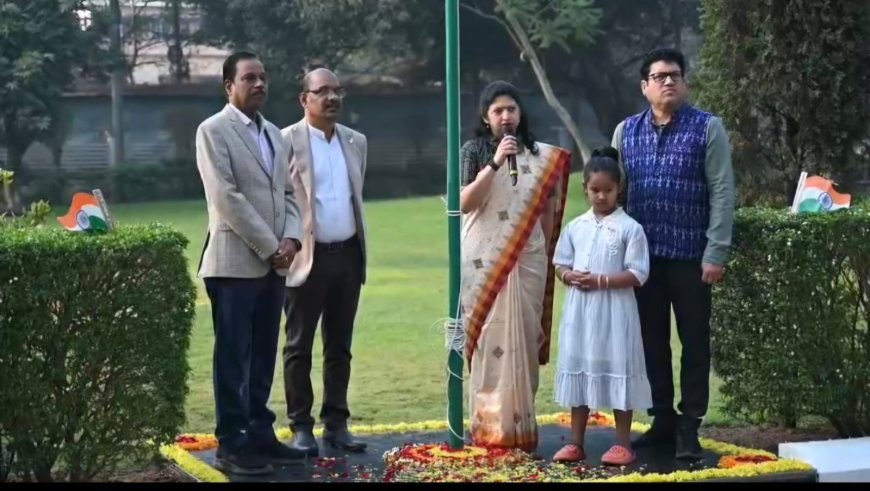 77th Republic Day observed with patriotic fervour at UNNATI Bhawan