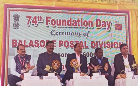 बालेश्वर डाक मण्डल का 74वां स्थापना दिवस मनाया गया; उत्कृष्ट सेवा के लिए डाक कर्मचारियों को सम्मानित किया गया