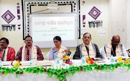 Day-long ‘Rabindra Darshan’ Programme Held at Santiniketan under Odia Bhasa Vikash Andolan (OBBA)