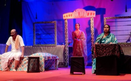 ‘Janmamati’ Staged on the Fifth Evening of Srasta’s State-Level Annual Theatre Festival