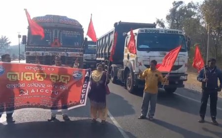 Bharat Bandh disrupts transport & services across Odisha