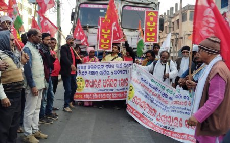 All-India General Strike Completely Successful in Balasore; Public Life and Business Hit