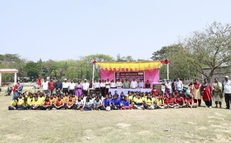 Play & Blosoom Girls’ Friendly Football Match held at Balianta
