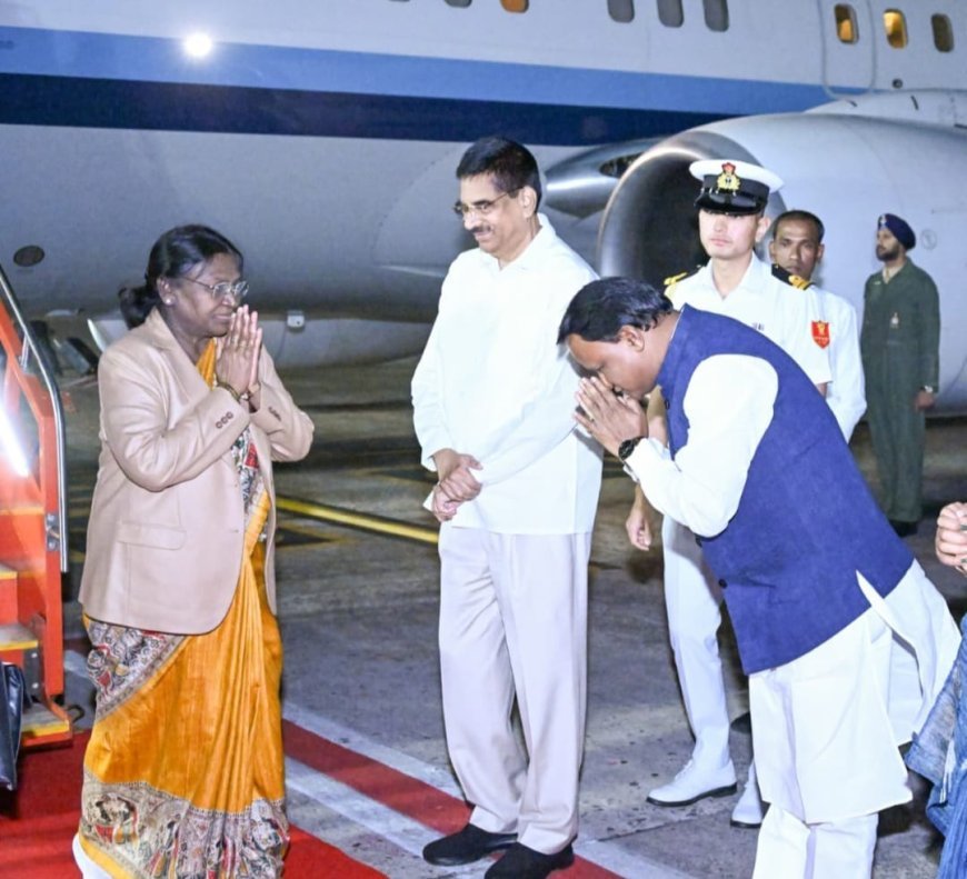 President Droupadi Murmu begins six-day Odisha tour