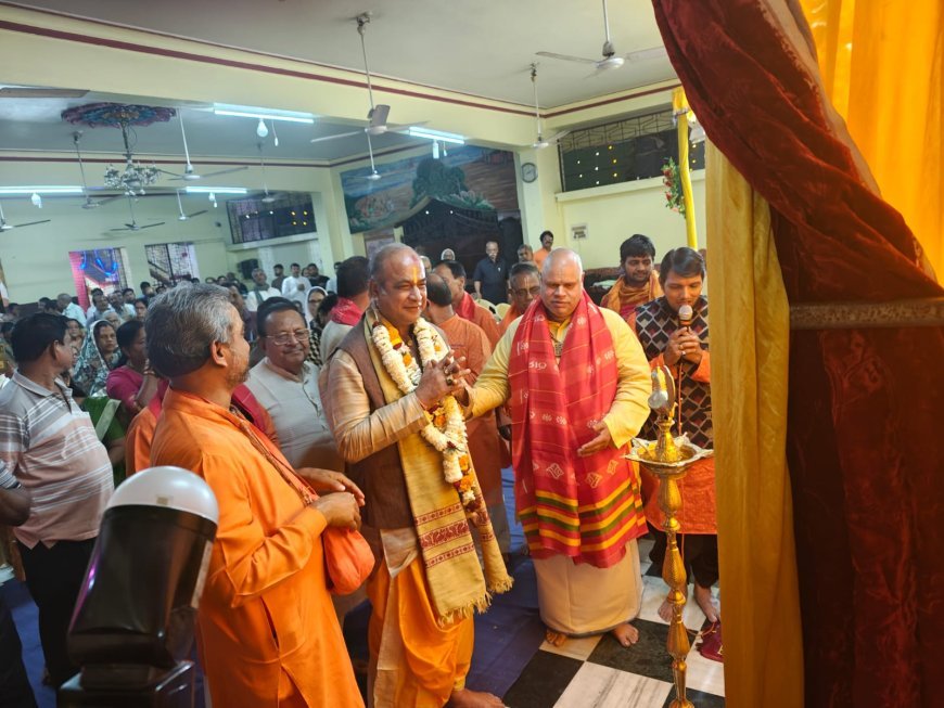 Shree Jagannath Pancharatra festival has commenced at Durga Temple in Bhubaneswar 