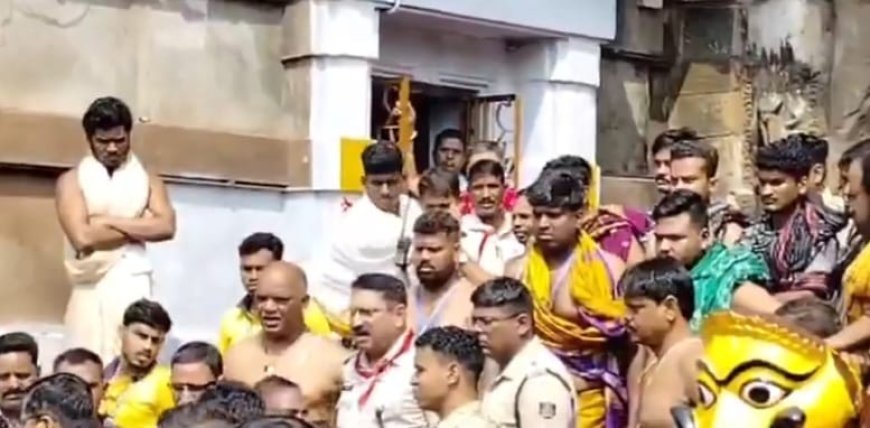 Clash between servitor groups at Lingaraj Temple sparks tension on Mahashivratri 