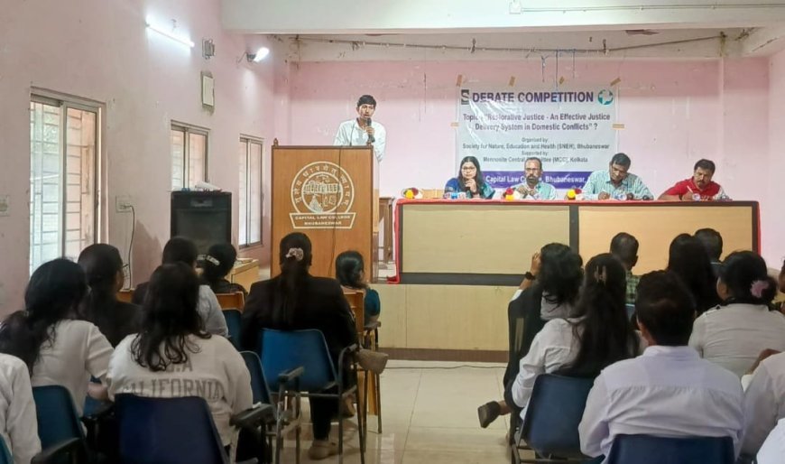 Debate Competition on Restorative Justice held at Capital Law College
