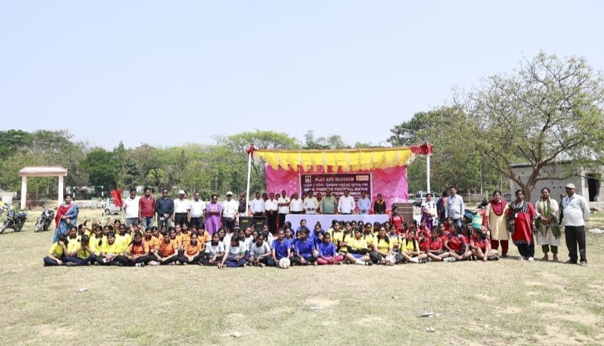 Play & Blosoom Girls’ Friendly Football Match held at Balianta