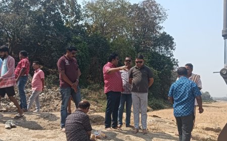 *ବାଲିବନ୍ଧ ନିର୍ମାଣ ପାଇଁ ହାତ ବଢାଇଲେ ସଞ୍ଜୟ* 