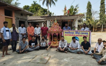 13th Jagatsinghpur Heritage Walk Explores Kaduapada and Dihasahi