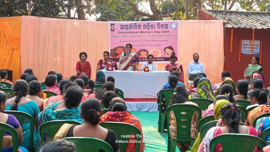 International Women’s Day celebrated by SNEH at Salia Sahi