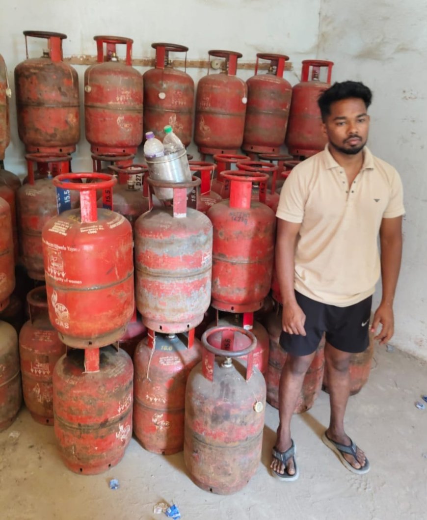 161 illegal gas cylinders seized in Sambalpur 